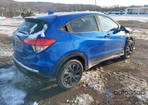 2021 Honda Hr-V Awd Sport from USA, damaged, VIN 3CZRU6H11MM717077